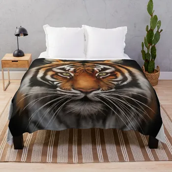 Покриват одеяла Разтегателен хвърлят одеяло коралинное флисовое одеяло охлаждащо одеяло произведено по поръчка декоративно одеяло спално Одеяло тигър животно сауна