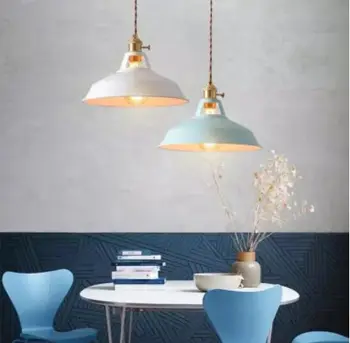 Полилей ретро окачен лампа лампа украса лампи ретро индустриален стил е колоритен ресторант кухня домакински лампа