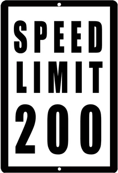 Предупредителен знак за Ограничение на скоростта 50 мили в час в Мили в час Черни букви Зона Забавяне на Превишаване на скоростта на Пътен знак знак Бизнес 8X12 см