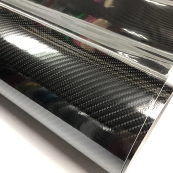 Премиум качество на 10/20/30/40/50/60x152 см 6D филм от въглеродни влакна супер голяма текстура 6D въглеродните стикер с въздушни мехурчета