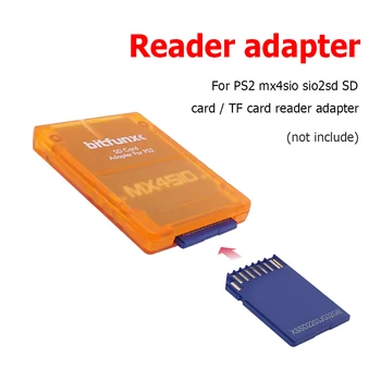 Преносим четец на карти за PS2 MX4SIO SIO2SD Многофункционален Адаптер за Карта с памет, Поддръжка на Защитени с Цифрови/TF Карти за PS2 MX4SIO
