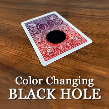 Промяната на цветовете Черна Дупка Фокуси Исчезающая Карта Близък План Подпори Лесно да се Направи Подпори Магьосник Илюзия Трик