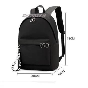 Раница с нежна панделка Настройване на изображението на лого, ученически чанти, дамски чанти 