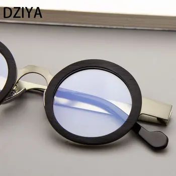 Реколта Ацетатные Кръгли Оптични Рамки За Очила, Мъжки И Дамски Модни Компютърни Очила, Слънчеви Очила По Рецепта 60496