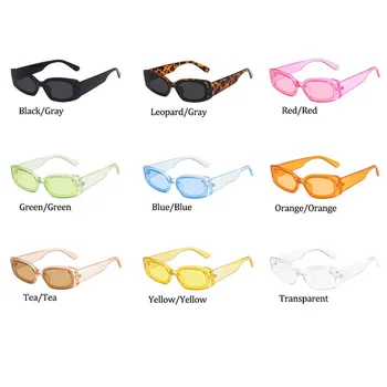 Реколта Малки Правоъгълни Слънчеви Очила За Жени, Мода 2021, Нови Маркови Дизайнерски Ретро Слънчеви Очила, Дамски UV400 oculos feminino