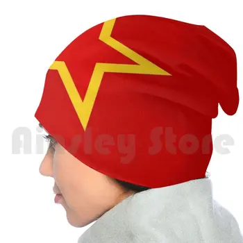 Руската Звезда Шапки Пуловер Капачка Удобна Червена Русия на СССР, Съветският Комунизъм