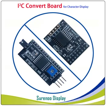 Сериен Модул Заплати на преобразуване IIC/I2C/TWI за 0802 1601 1602 2002 4002 1604 2004 Знаков LCD модул за Arduino