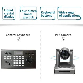 Система за видео-конферентна връзка PTZ Камера Джойстик Контролер Комплект За Директно Излъчване HDMI SDI LAN За Църквата Youtube, Skype Meeting Zoom