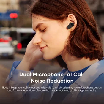 Слушалки Oneplus Рецептори (N) TWS Bluetooth 5,2 с Двойно AI Шумопотискане True Wireless IP55 Слушалки За OnePlus 10 Pro 10T 9RT 9