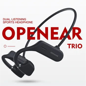 Слушалки С Костна Проводимост Bluetooth 5,0 Безжични Слушалки От Отворен Ухото Водоустойчиви Спортни Слушалки С Микрофон