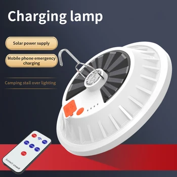 Слънчевата Светлина Къмпинг Фенер USB Зареждане LED Открит Домашен Спешен Авариен Светлина Палатка на Къмпинг Светлина, за да проверите За Къмпинг Оборудване