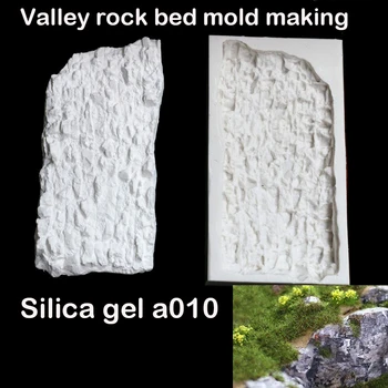 Специална Оферта миниатюрна долината на рок легло мухъл за производство на силикагел a010 САМ инструмент за сцена пясък маса