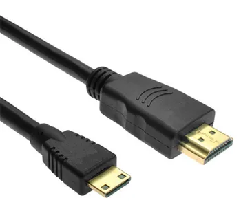 Стандартните Позлатени Мини-HDMI-съвместим HD-Кабел конвертор