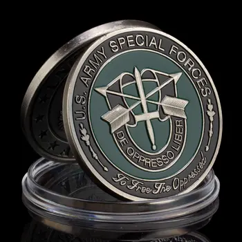 Сувенир Военна Почтен Монета със Специално предназначение Армията на САЩ За Освобождението на потиснатите сребърно покритие Възпоменателна Монета