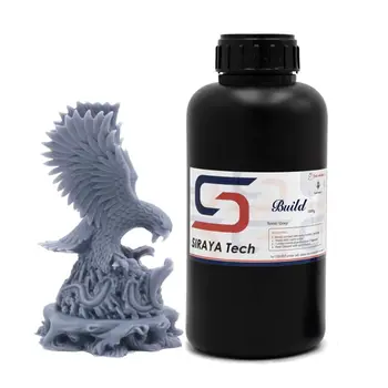 Технологията на сглобяване на 3D принтери Siraya Tech от смола с висока разделителна способност, Не е Крехко, поддающаяся рязане, за 3D печат с подкрепата на 8К (Sonic Сив, 1 кг)