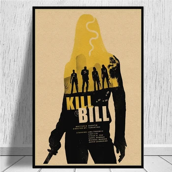 Убий Бил vol. 1 класически филм на Куентин филм крафт-хартия Кафе-бар плакат Ретро Постер декоративна живопис