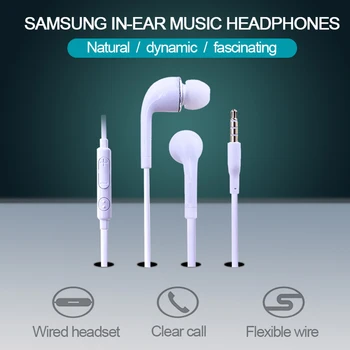 Универсален 3,5 mm Стереомузыкальные ушите, Преносими Слушалки С Шумопотискане, Кабелни Слушалки С Микрофон За Samsung За Android
