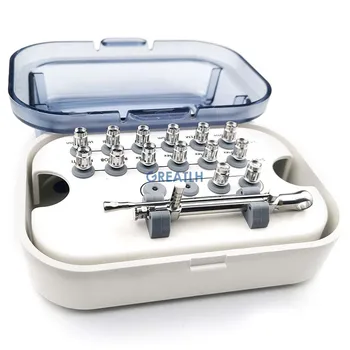 Универсален Комплект За Протезиране на Зъбни Импланти Динамометричен Ключ Храповик с устройства, както и Отвертка Оборудване за Пробиване на Зъбите