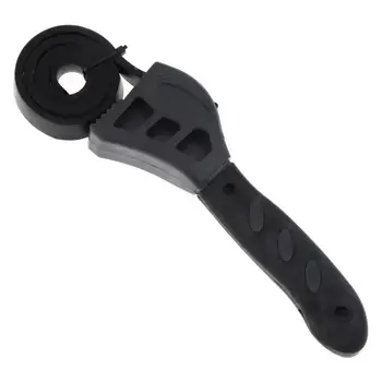 Универсален ключ за Колан 2 в 1, 500 мм, Многофункционален Ключ с Регулируема гумена каишка и черна матова дръжка за Ремонт на автомобили