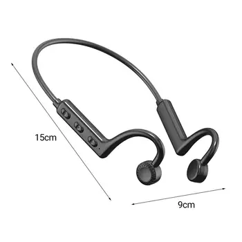 Ушната Кука за Слушалки с Костна Проводимост, Сверхдлинный Режим на готовност IPX5, Водоустойчива Спортна Безжична Bluetooth връзка със съвместими Слушалки за Бягане