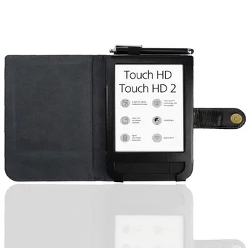 Флип-надолу Капачката, За Pocketbook 631 Plus Touch HD и HD 2 Ereader 6 инча Кожен Калъф за Магнит Подходящ PB631 Подарък + Фолио + Стилус