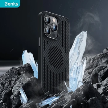 Хибриден калъф за телефон Benks MagClap ™ Nova за iPhone 14 Pro Max Plus със защитата на 