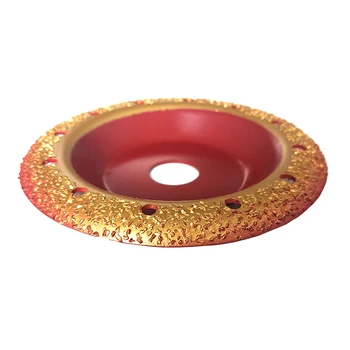 Чаша карбид кръг кръг шлайфане колело диаманта 125ММ червена за аксесоари Вырезывания метал углошлифовальных машини точа