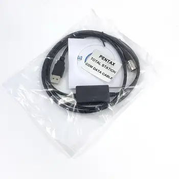 Чисто НОВ USB кабел за зареждане на данни за тахеометров Pentax USB-кабел, Съвместим с win8 / win7 / win10