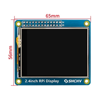 ЩВ 2,4 Инчов Сензорен екран за Raspberry Pi Zero 2 W 320x240 SPI Интерфейс TFT Дисплей за Pi 4B 3Б + 3B 3A +