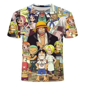 Японската 3d аниме цели мъжка тениска удобна Лятна бутикова тениска с изображение на манга за мъже, детска аниме връхни дрехи