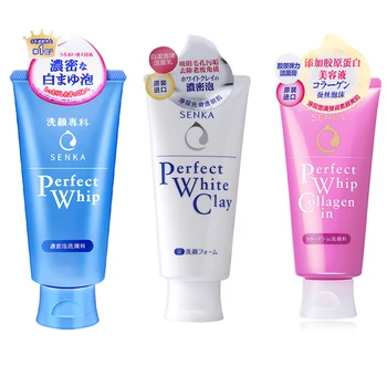Японската Козметика SENKA Perfect Камшик Почистваща Пяна за лице от 120 грама на shiseido Хиалуроновата Киселина Почистващо Средство За Лице