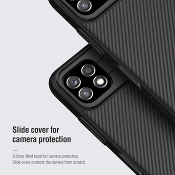 за Samsung A22 Калъф Nillkin Slide Protect Обектива на Камерата Защитен Калъф за Samsung Galaxy A22 5G и 4G LTE Калъф