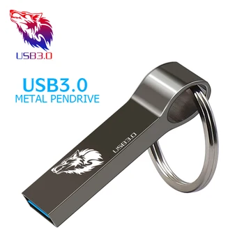 истинският капацитет на метална Дръжка с Устройство 3,0 метален USB Флаш памет от 128 GB високоскоростна флаш-памет USB3.0 Stick