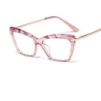 модни маркови прозрачни очила в рамки, женски Сексуални Квадратни Компютърни Прозрачни Очила, Дамски слънчеви очила с Кошачьим око, дамски слънчеви очила, очила